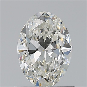 Picture of Natural Diamond 0.70 Carats, Oval with  Cut, H Color, VVS2 Clarity and Certified by GIA