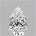Diamante Natural 0.50 quilates, De pera , Color D, claridad VVS1 y certificado GIA