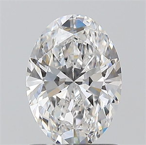 Picture of Natural Diamond 1.01 Carats, Oval with  Cut, E Color, VS1 Clarity and Certified by GIA