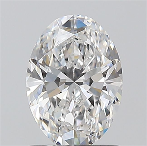 Picture of Natural Diamond 1.01 Carats, Oval with  Cut, E Color, VS1 Clarity and Certified by GIA