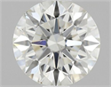 Natural Diamond 0.70 Carats, Round with Excellent Cut, K Color, VS2 Clarity and Certified by GIA