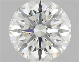 Picture of Natural Diamond 0.70 Carats, Round with Excellent Cut, K Color, VS2 Clarity and Certified by GIA