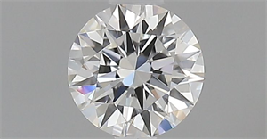 Picture of Natural Diamond 0.41 Carats, Round with Excellent Cut, G Color, IF Clarity and Certified by GIA