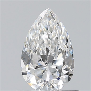 Foto Diamante Natural 0.70 quilates, De pera , Color F, claridad VVS2 y certificado GIA de