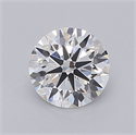 Del inventario de diamantes de laboratorio, 1.01 quilates, Redondo , Color E, claridad VVS2 y certificado IGI