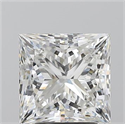 Diamante Natural 3.02 quilates, Princesa , Color G, claridad SI1 y certificado GIA