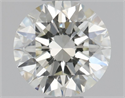Natural Diamond 0.50 Carats, Round with Excellent Cut, J Color, IF Clarity and Certified by GIA