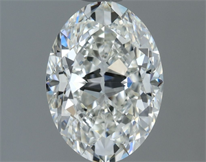 Picture of Natural Diamond 1.30 Carats, Oval with  Cut, G Color, VVS2 Clarity and Certified by IGI