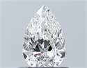 Natural Diamond 0.50 Carats, Pear with  Cut, G Color, VS1 Clarity and Certified by GIA