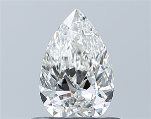 Picture of Natural Diamond 0.50 Carats, Pear with  Cut, G Color, VS1 Clarity and Certified by GIA