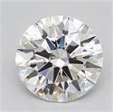 Del inventario de diamantes de laboratorio, 2.53 quilates, Redondo , Color D, claridad VVS1 y certificado GIA