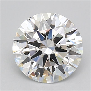 Picture of Lab Grown Diamond 2.53 Carats, Round with Excellent Cut, D Color, VVS1 Clarity and Certified by GIA