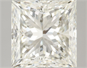 Natural Diamond 3.02 Carats, Princess with  Cut, I Color, VS1 Clarity and Certified by IGI