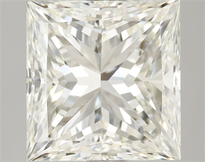 Picture of Natural Diamond 3.02 Carats, Princess with  Cut, I Color, VS1 Clarity and Certified by IGI