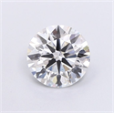 Lab Grown Diamond 1.28 Carats, Round with Ideal Cut, F Color, VS2 Clarity and Certified by IGI