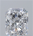 Natural Diamond 0.32 Carats, Radiant with  Cut, E Color, VVS1 Clarity and Certified by GIA