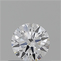 Natural Diamond 0.42 Carats, Round with Excellent Cut, D Color, VS2 Clarity and Certified by GIA
