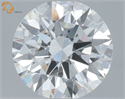 Lab Grown Diamond 1.05 Carats, Round with Ideal Cut, E Color, VVS2 Clarity and Certified by IGI