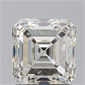 Natural Diamond 2.01 Carats, Asscher with  Cut, J Color, SI1 Clarity and Certified by GIA