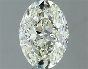 Picture of Natural Diamond 0.92 Carats, Oval with  Cut, I Color, IF Clarity and Certified by IGI