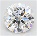 Lab Grown Diamond 3.24 Carats, Round with Excellent Cut, D Color, VVS1 Clarity and Certified by GIA