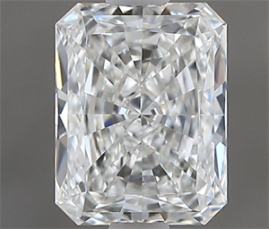 Picture of Natural Diamond 0.60 Carats, Radiant with  Cut, G Color, VVS1 Clarity and Certified by GIA