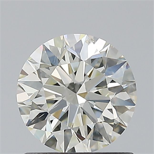 Foto Diamante Natural 0.80 quilates, Redondo , Color L, claridad SI2 y certificado GIA de