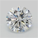 Lab Grown Diamond 2.69 Carats, Round with Ideal Cut, E Color, VS1 Clarity and Certified by IGI