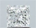 Natural Diamond 1.00 Carats, Princess with  Cut, G Color, VS1 Clarity and Certified by IGI