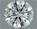 Natural Diamond 0.51 Carats, Round with Excellent Cut, L Color, SI1 Clarity and Certified by GIA