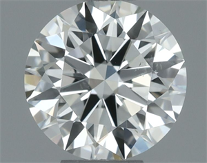 Picture of Natural Diamond 0.51 Carats, Round with Excellent Cut, L Color, SI1 Clarity and Certified by GIA