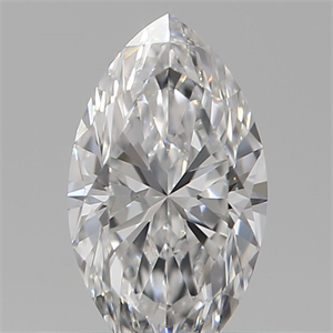 Picture of Natural Diamond 0.13 Carats, Marquise with  Cut, E Color, VS1 Clarity and Certified by IGI