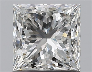 Foto Diamante Natural 1.00 quilates, Princesa , Color H, claridad VS2 y certificado GIA de