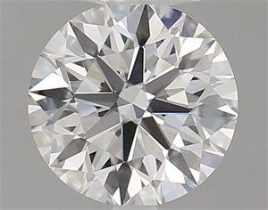 Picture of Natural Diamond 0.57 Carats, Round with Excellent Cut, G Color, SI1 Clarity and Certified by GIA