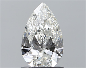 Picture of Natural Diamond 0.80 Carats, Pear with  Cut, H Color, VVS1 Clarity and Certified by GIA