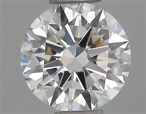 Foto Diamante Natural 0.41 quilates, Redondo , Color H, claridad IF y certificado GIA de