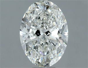 Picture of Natural Diamond 1.30 Carats, Oval with  Cut, G Color, SI2 Clarity and Certified by IGI