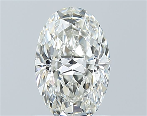 Picture of Natural Diamond 0.90 Carats, Oval with  Cut, I Color, VVS1 Clarity and Certified by GIA