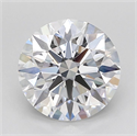 Lab Grown Diamond 2.98 Carats, Round with Ideal Cut, D Color, IF Clarity and Certified by IGI