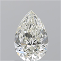 Natural Diamond 1.20 Carats, Pear with  Cut, J Color, SI1 Clarity and Certified by GIA