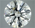 Diamante Natural 3.03 quilates, Redondo , Color M, claridad SI2 y certificado GIA