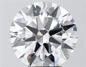 Picture of Lab Grown Diamond 4.50 Carats, Round with Ideal Cut, F Color, VS1 Clarity and Certified by IGI