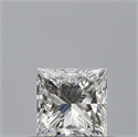 Diamante Natural 0.37 quilates, Princesa , Color E, claridad VS2 y certificado GIA