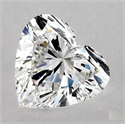 Natural Diamond 2.01 Carats, Heart with  Cut, E Color, SI1 Clarity and Certified by GIA