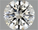 Natural Diamond 0.50 Carats, Round with Excellent Cut, H Color, SI1 Clarity and Certified by GIA