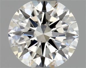 Picture of Natural Diamond 0.50 Carats, Round with Excellent Cut, H Color, SI1 Clarity and Certified by GIA
