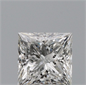 Diamante Natural 0.62 quilates, Princesa , Color G, claridad VVS1 y certificado GIA