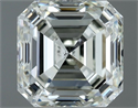 Natural Diamond 1.01 Carats, Asscher with  Cut, J Color, VS2 Clarity and Certified by IGI