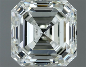 Picture of Natural Diamond 1.01 Carats, Asscher with  Cut, J Color, VS2 Clarity and Certified by IGI