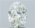 Natural Diamond 1.26 Carats, Oval with  Cut, I Color, VVS1 Clarity and Certified by GIA
